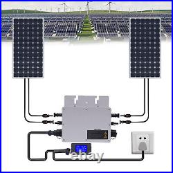 700W LCD Display Solar Grid Tie Micro Inverter Waterproof (IP65) WVC-700W