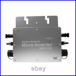 700W Microinverter Solar Grid Tie Inverter MPPT 24V 36V Micro Pure Sine Wave