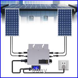 700W Solar Grid Tie Micro Inverter For Solar Panel Waterproof Grid Tie Inverter