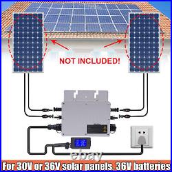 700W Solar Grid Tie Micro Inverter Waterproof (IP65) WVC-700W withLCD Display