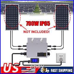 700W, Solar Grid Tie Micro Inverter for 30v or 36v Solar Panels Waterproof IP65