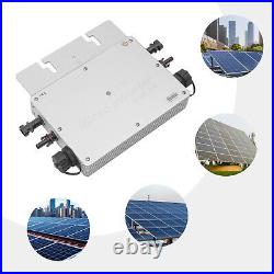 700W Solar Inverter Grid Tie MPPT Pure Sine Wave 120V Waterproof Self Cooling US