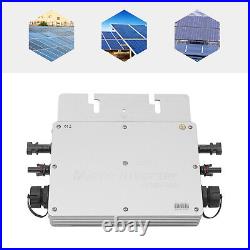 700W Waterproof Solar Micro Inverter Grid Tie MPPT Pure Sine Wave DC to AC 120V