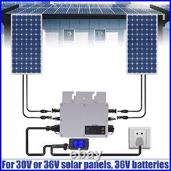 700w Solar Grid Tie Micro Inverter For 30v/36v Solar Panels Waterproof Ip65 New
