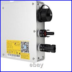 800W Aluminum-Alloy Smart Inverter Solar Inverter Grid Tie APP-Monitoring 220V