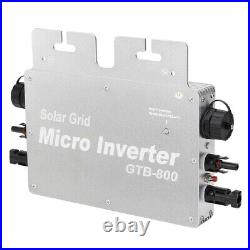 800W Smart Inverter Solar Inverter Grid Tie APP-Monitoring 220V Aluminum Alloy
