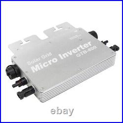 800W Smart Inverter Solar Inverter Grid Tie APP-Monitoring 220V Aluminum Alloy