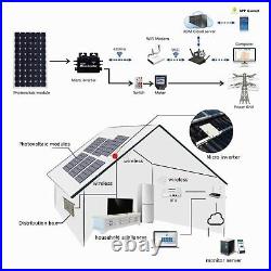 800W Smart Micro Inverter for Balcony Power Plant Solar Grid Tie Inverter 220V