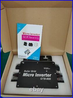 800W Smart Micro Inverter for Balcony Power Plant Solar Grid Tie Inverter 220V