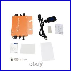 800W Solar Power Inverter MPPT LCD Display 120V/230V Output Gold US Plug