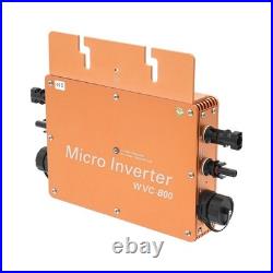 800W Solar Power Inverter MPPT LCD Display 120V/230V Output Gold US Plug