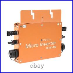 800W Solar Power Inverter MPPT LCD Display 120V/230V Output Gold US Plug