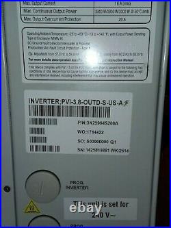 ABB PVI-3.8-OUTD-S-US-A 3.8KW GRID-TIED SOLAR INVERTER NEW open box to inspe