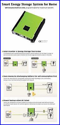 AC120V SOLAR HYBRID INVERTER 2.4KW DC24V grid tie Inverter with Energy Storage
