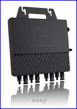 APsystems QS1 Single Phase Microinverter 4PVs 240V AC-60Hz 1200W 300W per CH