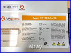 APsystems YC1000-3-480 Microinverter, 3Ph, 277Y, 480V /New