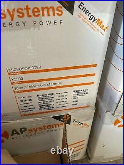 APsystems YC500i Solar Microinverters Brand New Unopened Box of 7 inverters