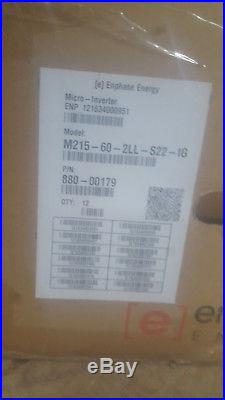 (BOX OF 12) Enphase M215-IG Grid Tie Micro Inverter M215-60-2LL-S22-IG