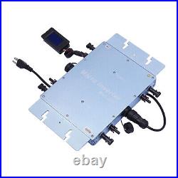 Blue DC17-50V to AC80-160V Pure Sine Wave Inverter Waterproof Grid Tie Inverter