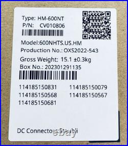 Box of 5 Hoymiles HM-600NT 2-in-1 Microinverter Module Power 16-60Vdc 240Vac