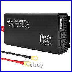 DATOUBOSS 1000With2000With3000W Pure Sine Wave Solar Inverter 12V Battery Power