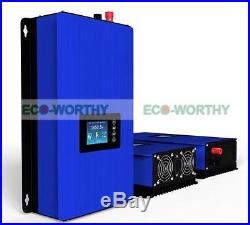 ECO 1000W Power Grid Tie Inverter Power Limiter MPPT PV System DC 45-90V Home