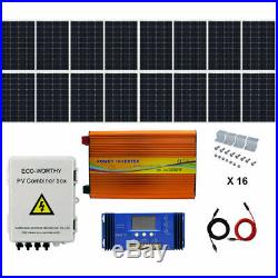 ECO 1KW 1.5KW 2KW 3KW Watt 24V/48V Off Solar Panel Kit 120W Solar Panels System