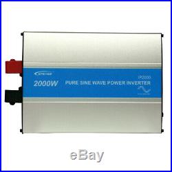 EPever 2000W Pure Sine Wave Inverter 24V DC 110V/120V AC off Grid Tie Inverter