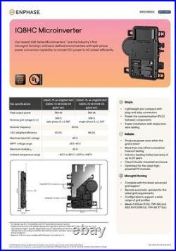 Enphase IQ8HC-72-M-DOM-US IQ8H Microinverter For 300-800 WattModules