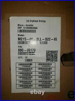 Enphase M215-IG M215-60-2LL-S22-IG Micro-Inverter Brand New Box Of 12