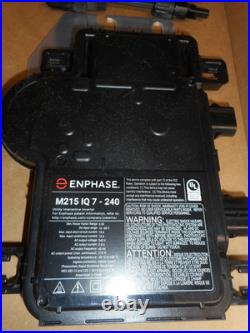 Enphase M215240-IQ7-S22-RMA Microinverter Kit With M215IQ7-240 Inverter