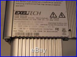Exeltech XLGT Series 1800 Watt Transformerless Grid Tie Inverter 120V 60Hz FS