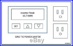 External Limiter for 1000w 2000w solar on grid tie inverter 10m cable connected
