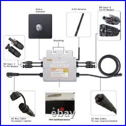 For 30V 36V PV Panel 800W Grid Tie Micro Inverter MPPT With WIFI DC30-60V AC230V