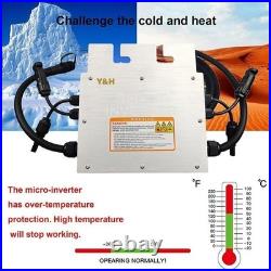 For 30V 36V PV Panel 800W Grid Tie Micro Inverter MPPT With WIFI DC30-60V AC230V