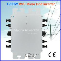 GTB-1200W 120V/230V MPPT Solar Grid Tie Micro Inverter Waterproof Pure Sine Wave