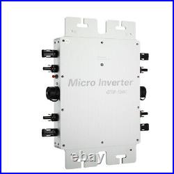 GTB-1200W MPPT Solar Micro Grid Inverter Converter IP65 For Solar Panel Filter