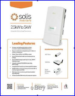Ginlong Solis-3.6kw-2g-us String Inverter 3600w New In Factory Box Best Price