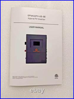Global Power 16kWith22kPV Hybrid Solar Inverter 120/240VAC US Listed Grid-Tie