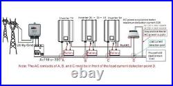 Grid Tie Inverter Battery Discharge Auto-Limit MPPT Solar DC24-72V AC110V- 240V