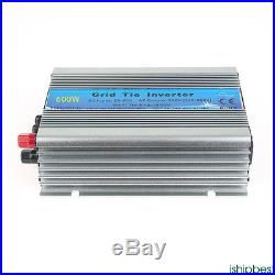 Grid Tie Inverter DC22V-60V to AC 220V Solar Inverter 600W Pure Sine Wave MPPT
