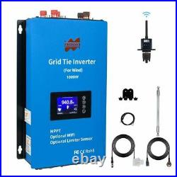 Grid Tie Inverter Limiter Wind Turbine Generator WiFi Monitor Battery Discharge