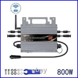 Grid Tie Micro Inverter MPPT WIFI 800W for 20-60VDC Solar Panel 80-260VAC Grid
