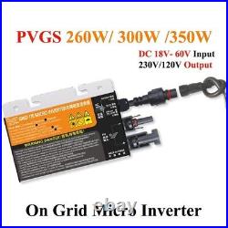 Grid-Tie Power Inverter MPPT Micro DC18V-60V AC120V/230V 50/60hz Waterproof Home