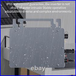 Grid Tie Solar Power Inverter, 550W APP Control Single Phase Solar Grid Tie Micr