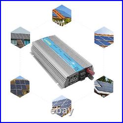 Grid Tie Solar Power Inverter AC 90V-140V Output MPPT Pure Sine Wave 110V 1000W Grid Tie Solar Power Inverter AC 90V-140V Output MPPT Pure Sine Wave 110V 1000W