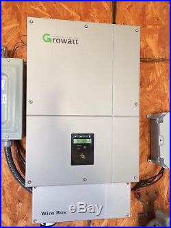 Growatt 11kW Solar Grid Tie Inverter 240V Single Phase UL1741 AFCI CEC 98% effic