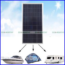 Home Grid Tie Solar System Roof Kit 100W 160W Solar Panel + 1000W Inverter Home