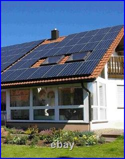 Home Solar Panel Full Kit 10000W 3Phrase Mount Growatt Inverter 10KW Dual MPPT