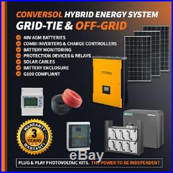 Hybrid Grid-Tie & Off Grid 5.5kW System Inverter Pylontech US2000 Energy Storage